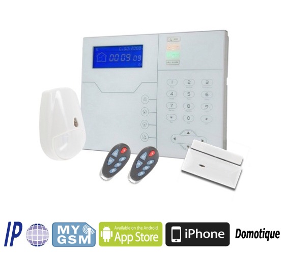 TCP/IP GSM RFID Smart Home Alarm Panel