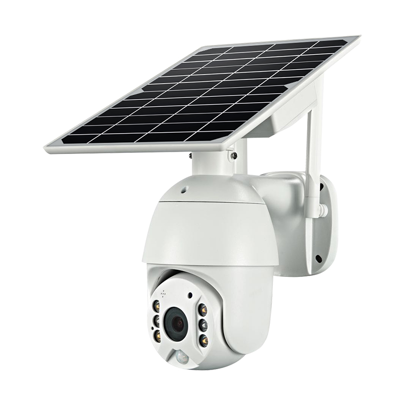 (image for) Solar outdoor CCTV dome PTZ camera i-Cam app