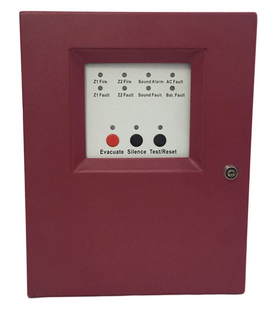 Fire Alarm Control Panel 2 zones Conventional Fire communication