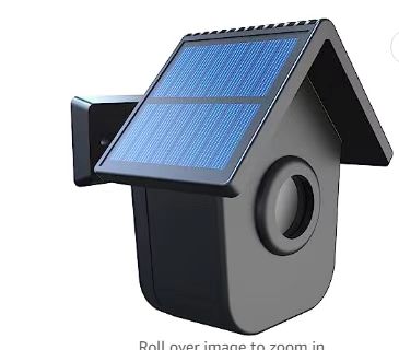 Outdoor intruder detector solar power sensor